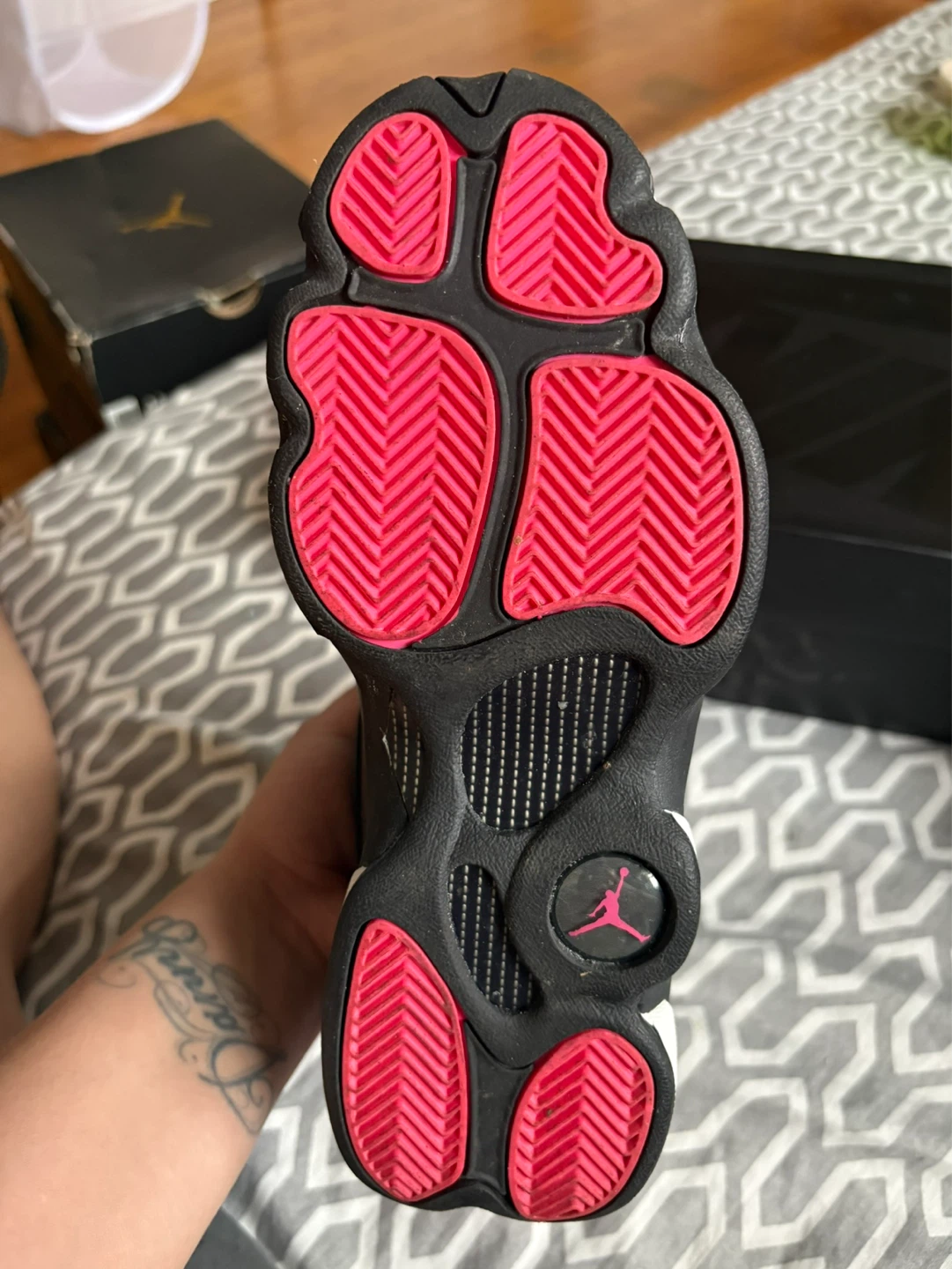 Air Jordan 13 Retro TD "Chicago" Black Pink - photo 4