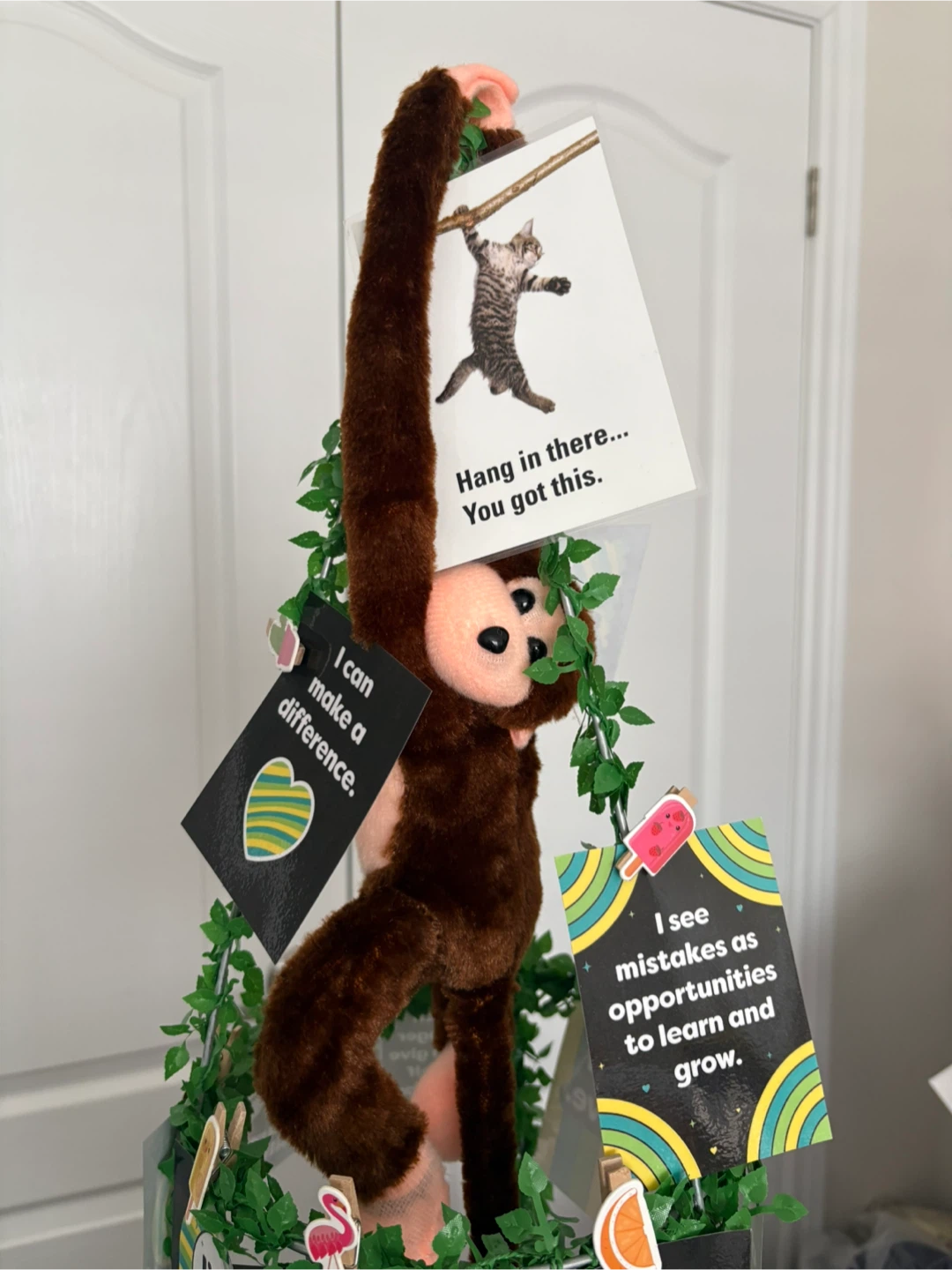 Plush Monkey Inspirational Decor - photo 3