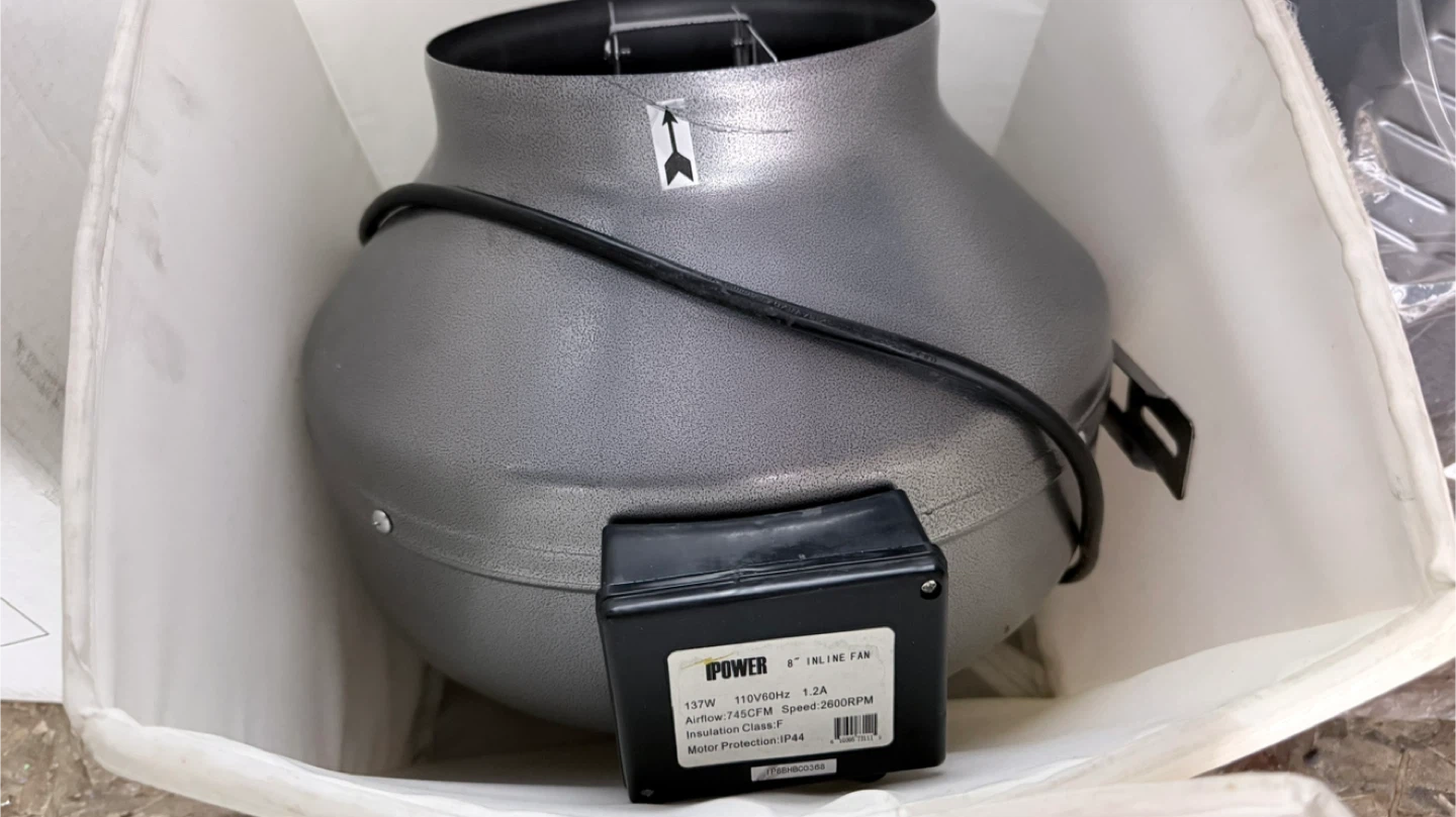 IPOWER 8" Inline Fan