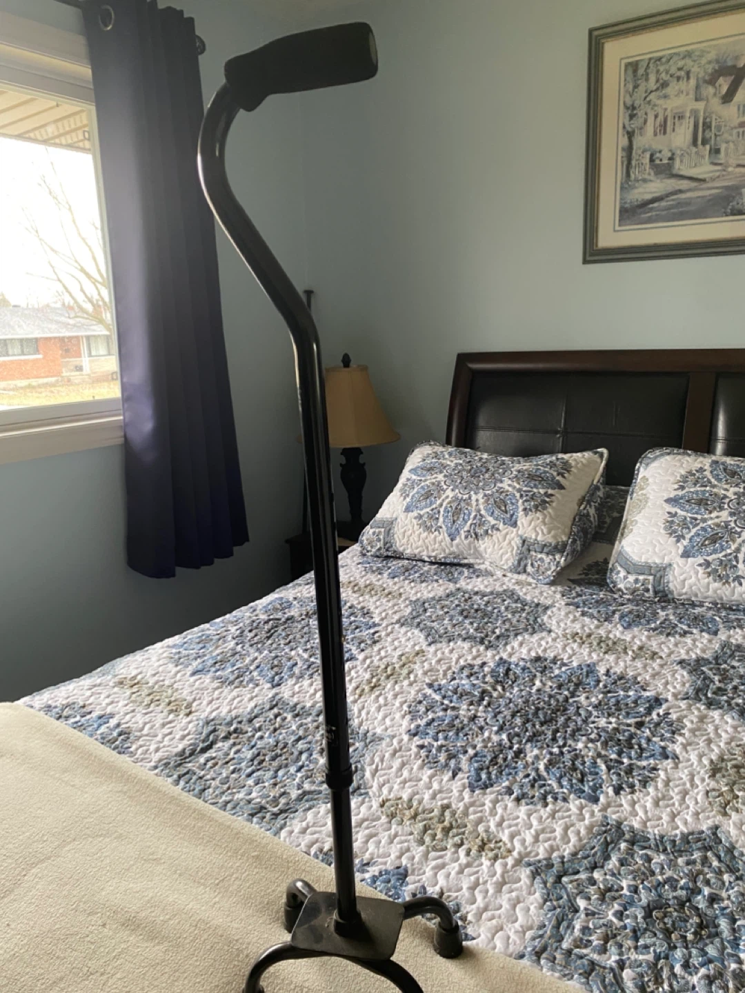 Black Quad Cane Walking Cane - photo 2