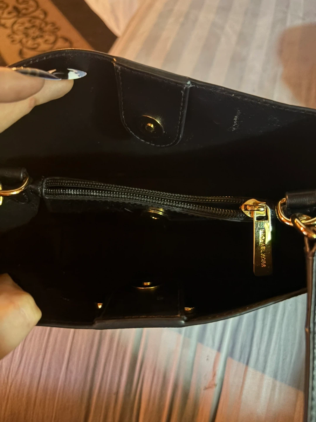 Michael Kors Black Leather Tote Bag - photo 2