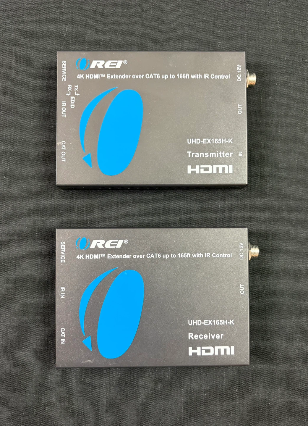 REI UHD 4K HDMI Extender Over CAT6 Transmitter & Receiver