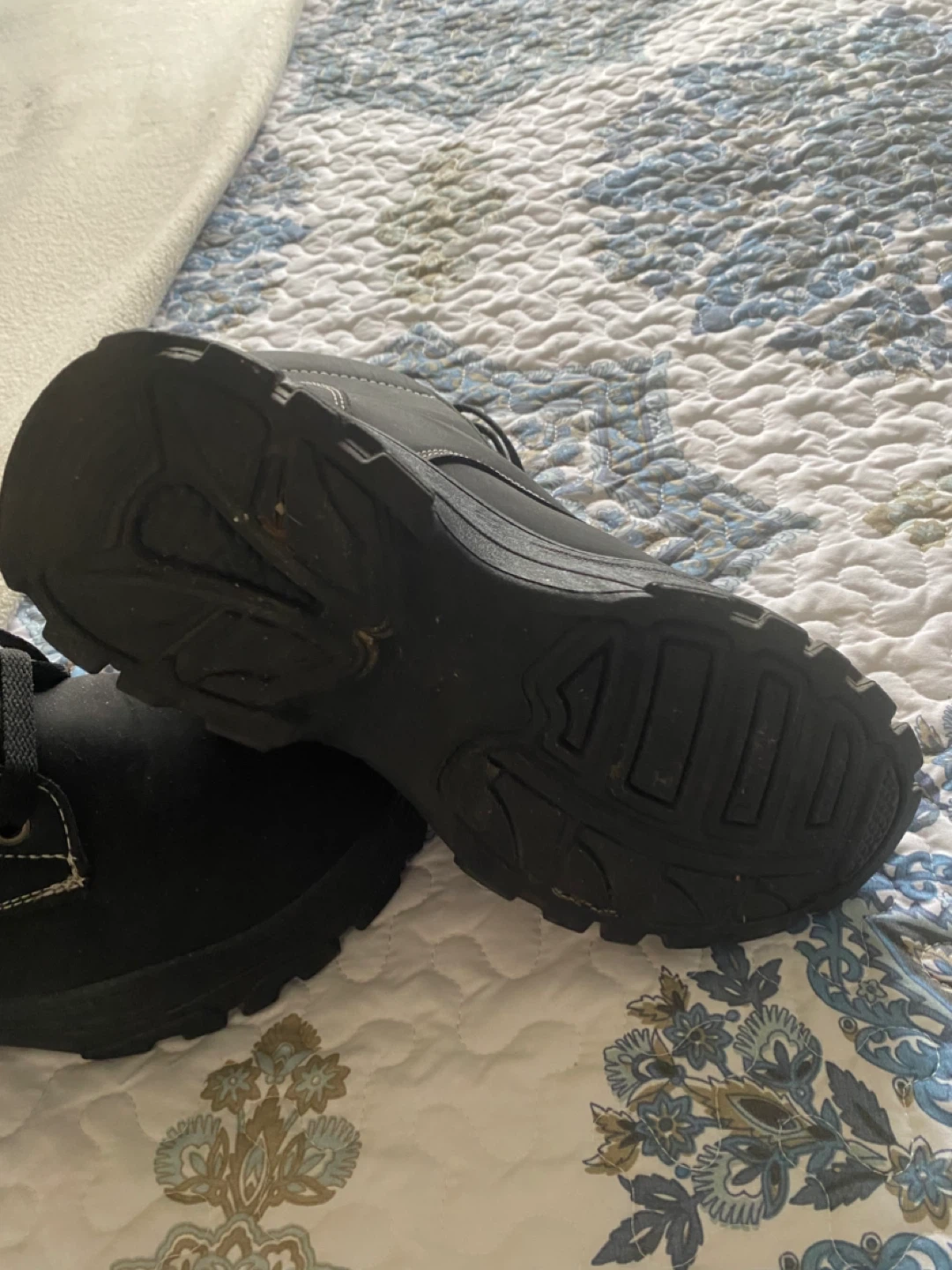 Black Lace-Up Ankle Boots - photo 3