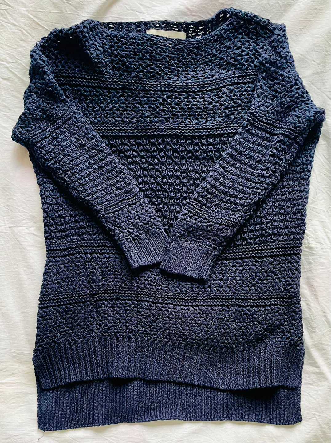 Ann Taylor LOFT Navy Knit Sweater Size S - photo 5
