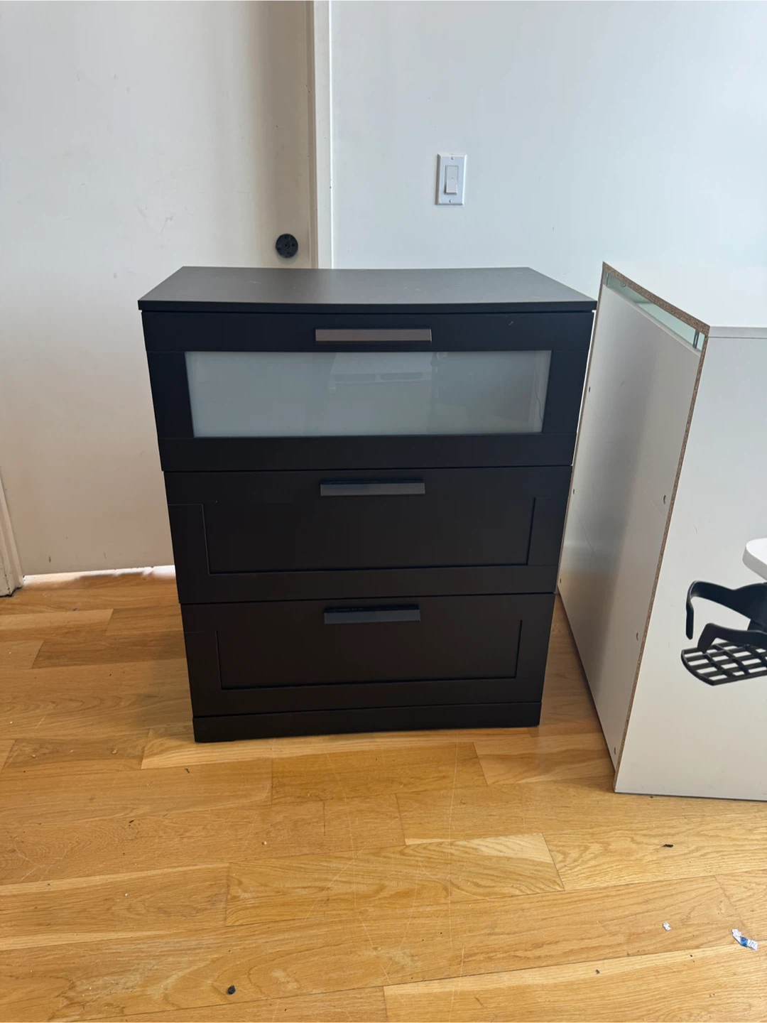 IKEA BRIMNES 3-Drawer Chest - Black - photo 4