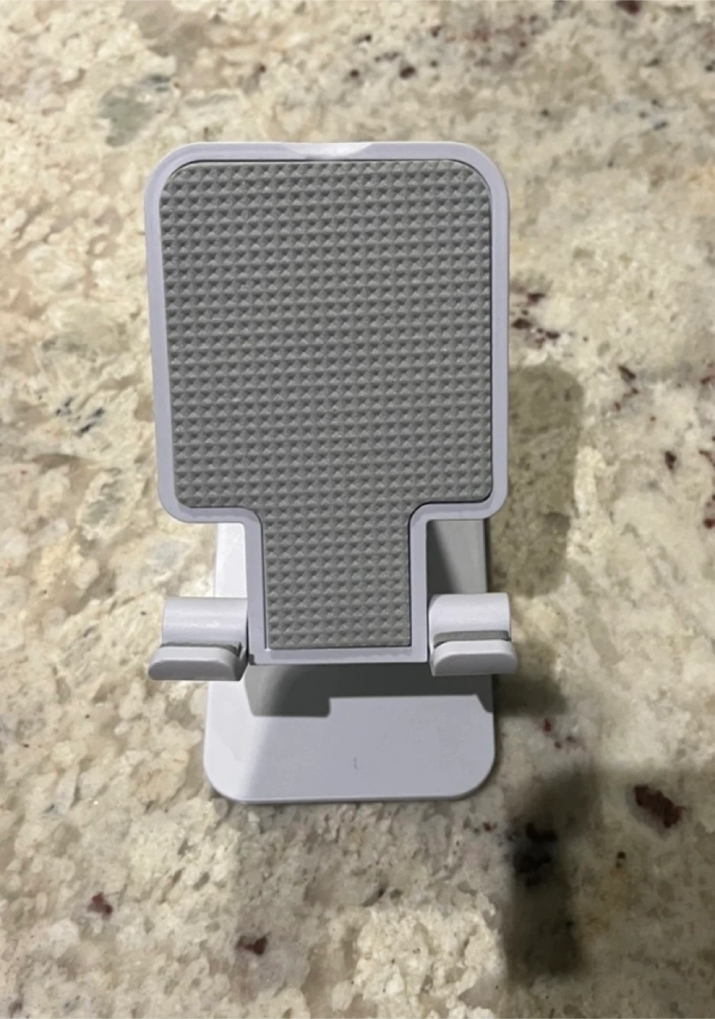 🌱 White Adjustable Folding Phone Stand