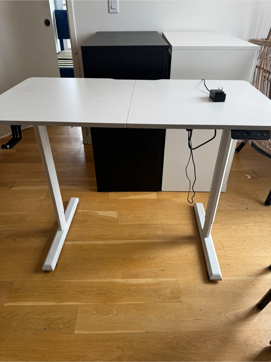 White Standing Desk