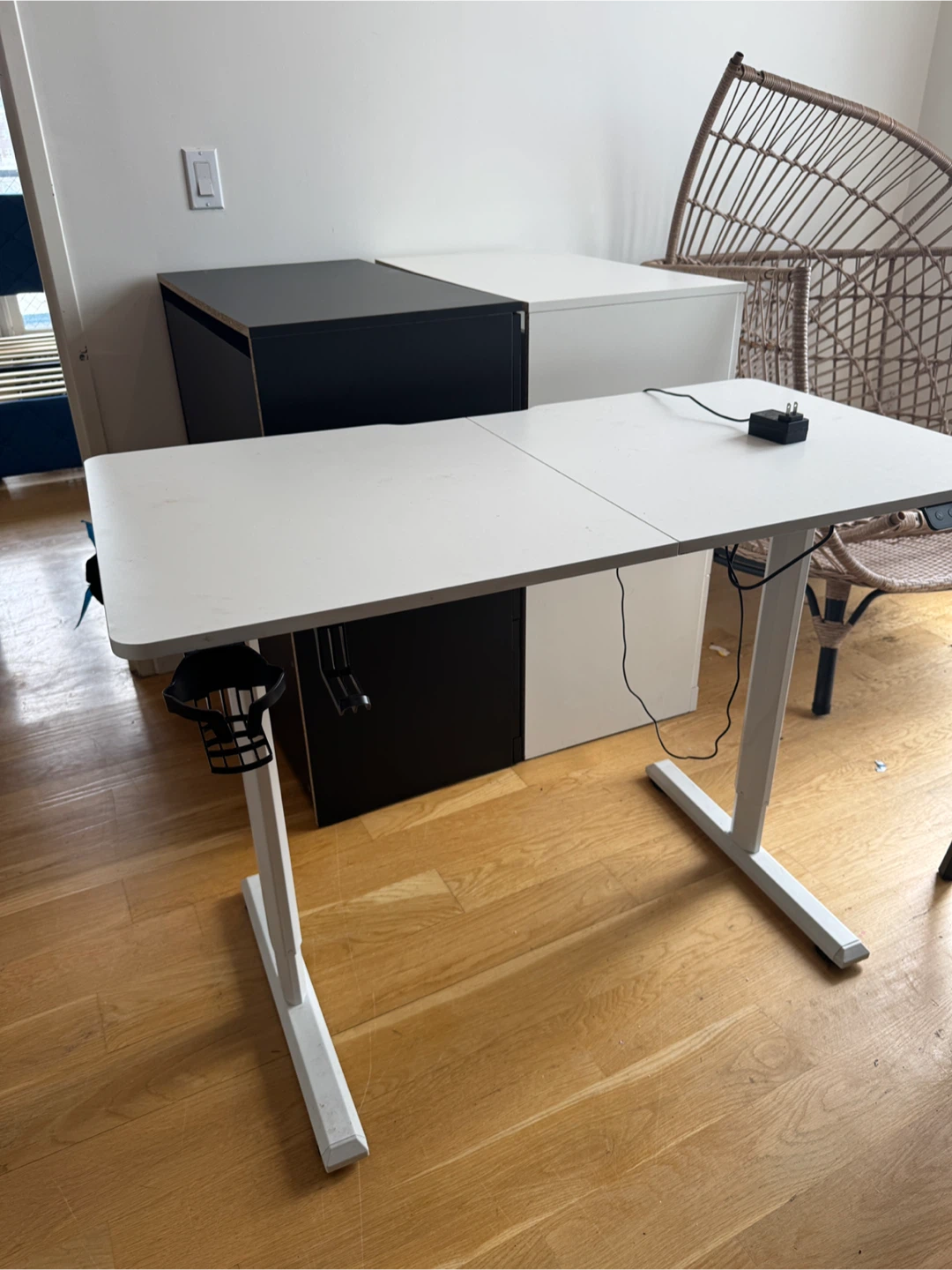 White Standing Desk - photo 2