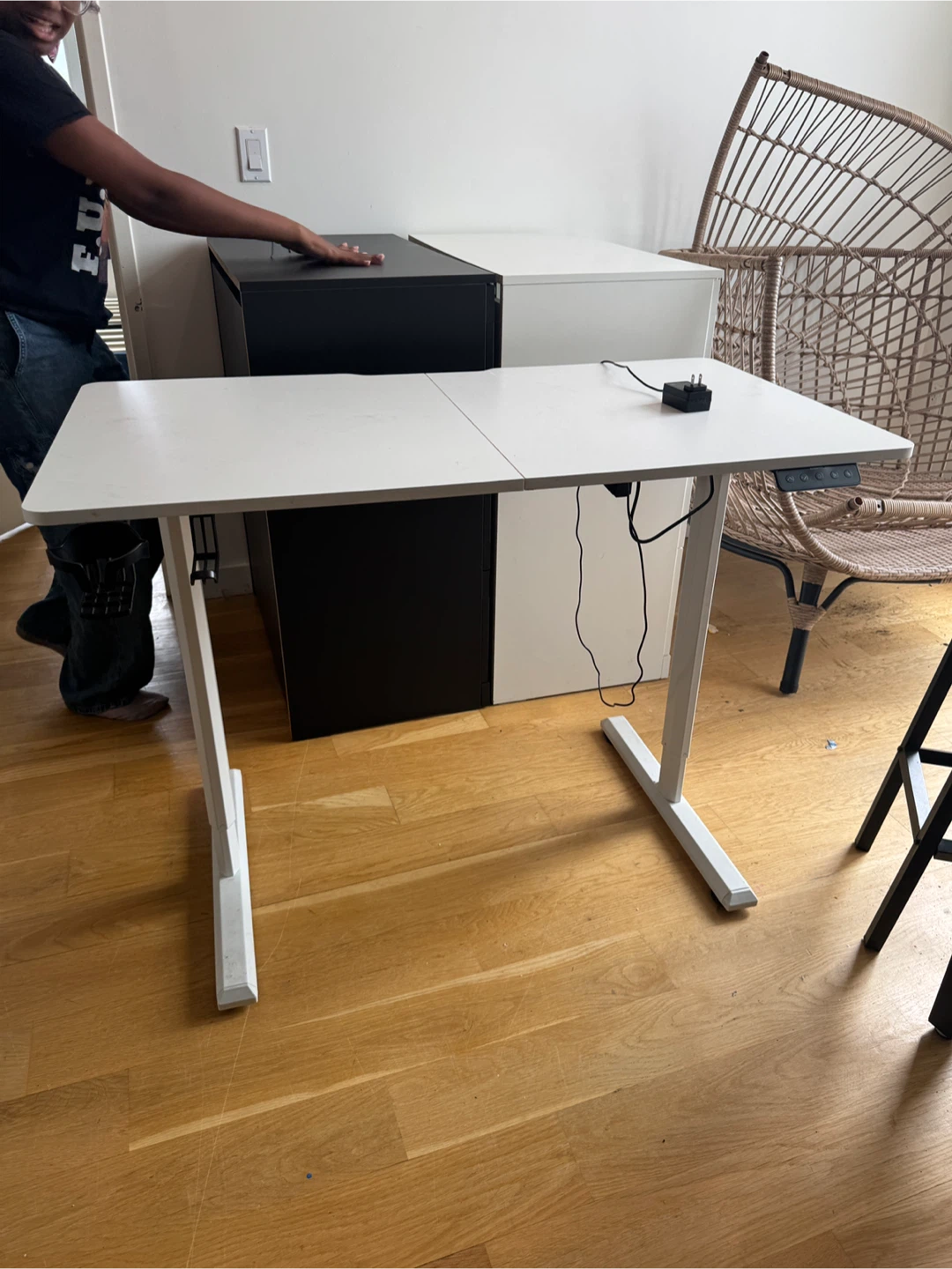 White Standing Desk - photo 3