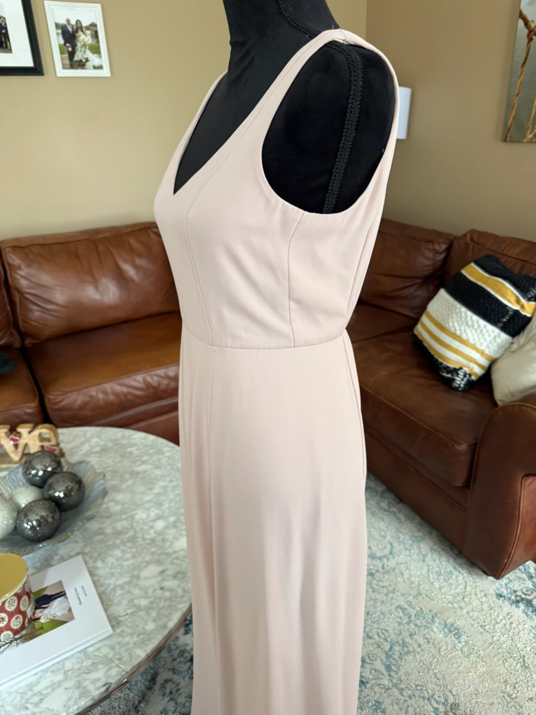 Lulus Women's Pink V-Neck Sleeveless Maxi Dress - photo 3