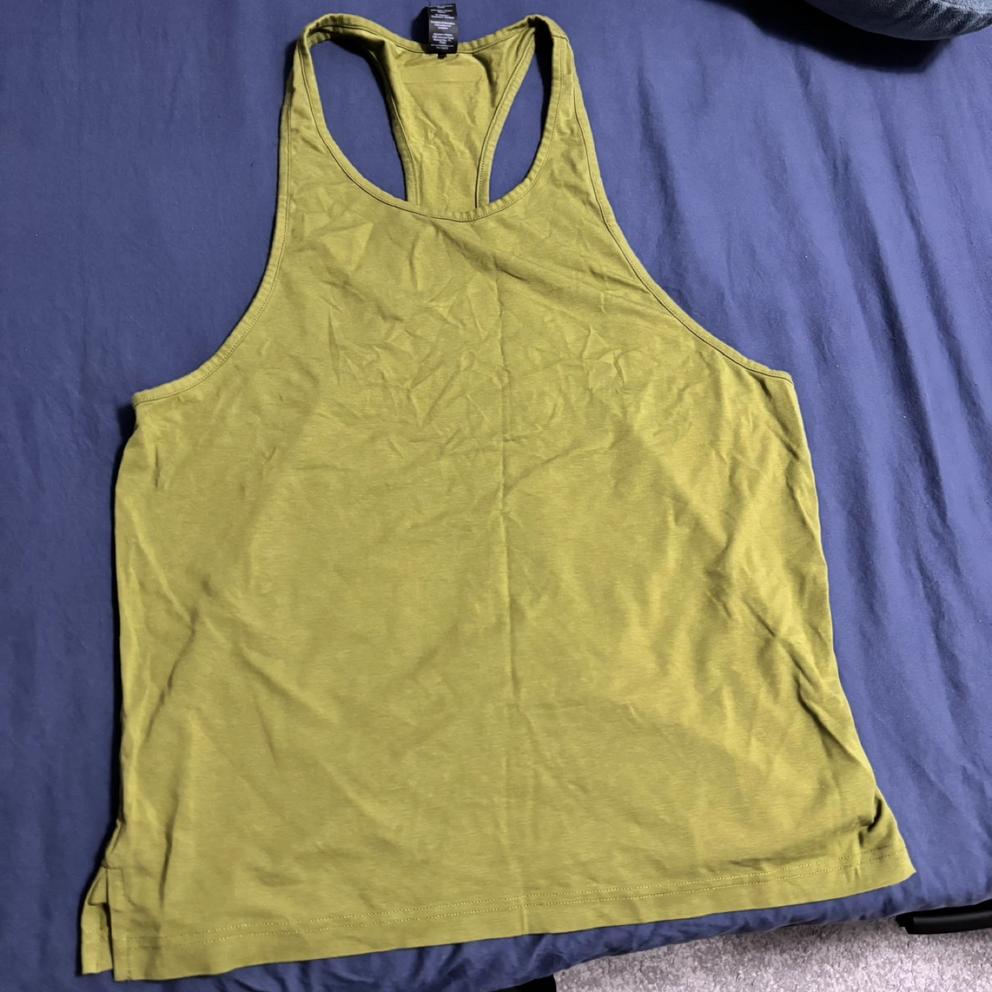 Alphalete Tank Top - Olive Green - Size L