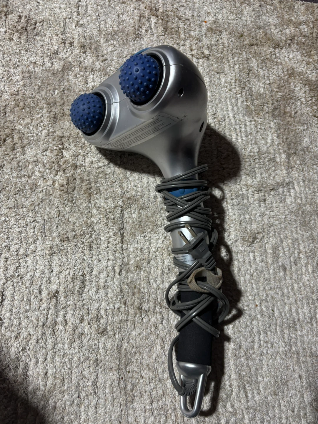 Handheld Massager with Dual Nodes