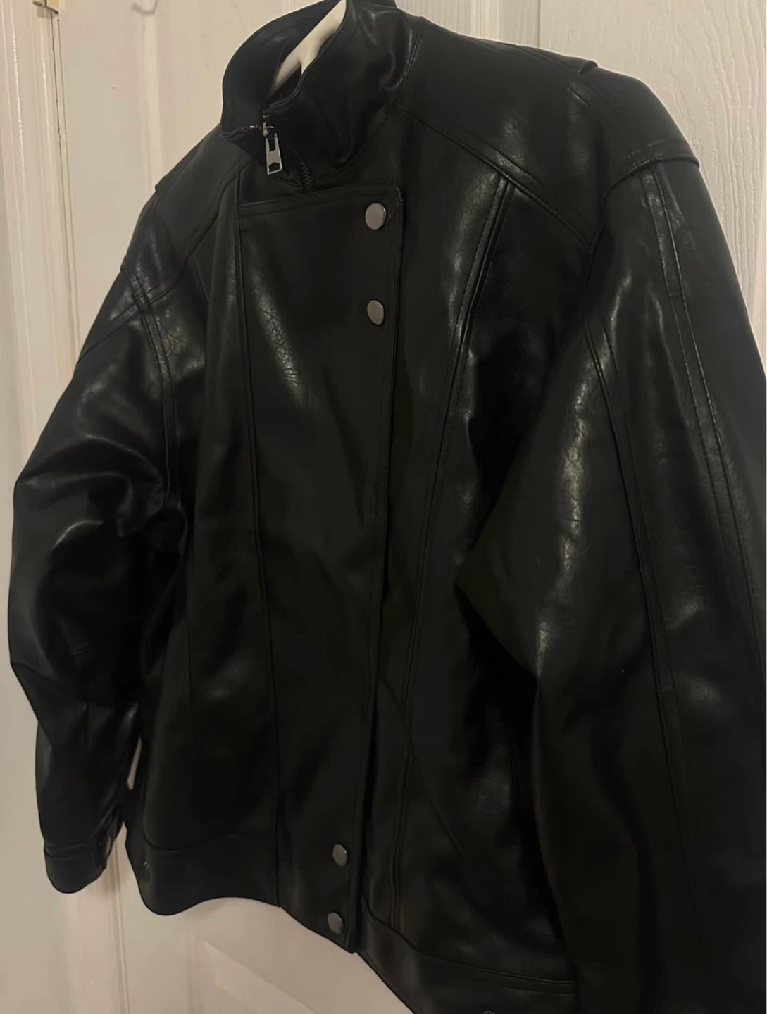 SMALL H&M LEATHER JACKET - photo 2