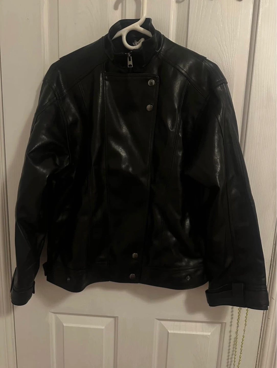 SMALL H&M LEATHER JACKET