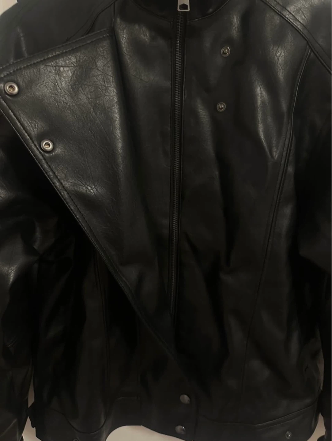 SMALL H&M LEATHER JACKET - photo 3
