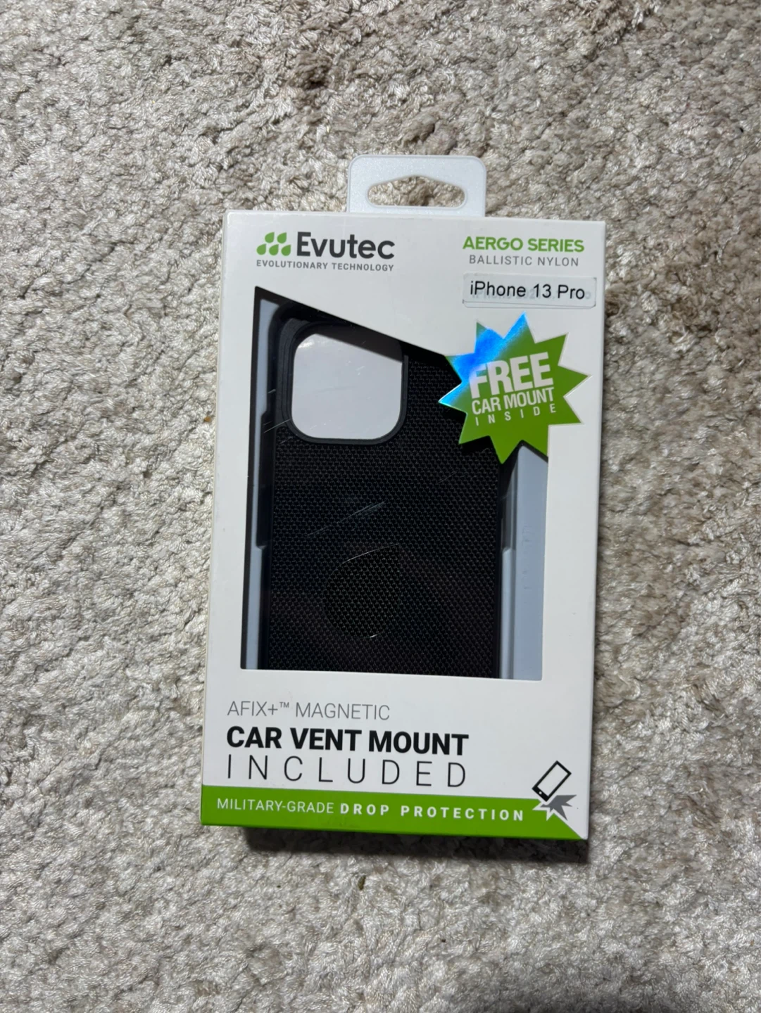 Evutec iPhone 13 Pro Case with Car Mount