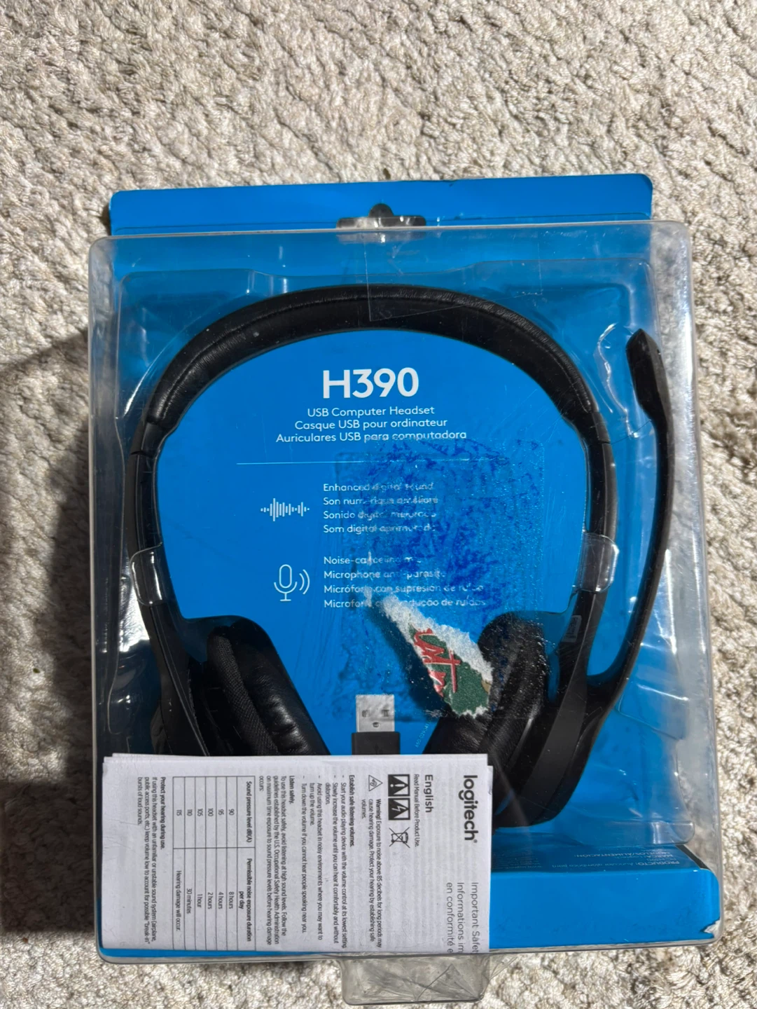 Logitech H390 USB Computer Headset