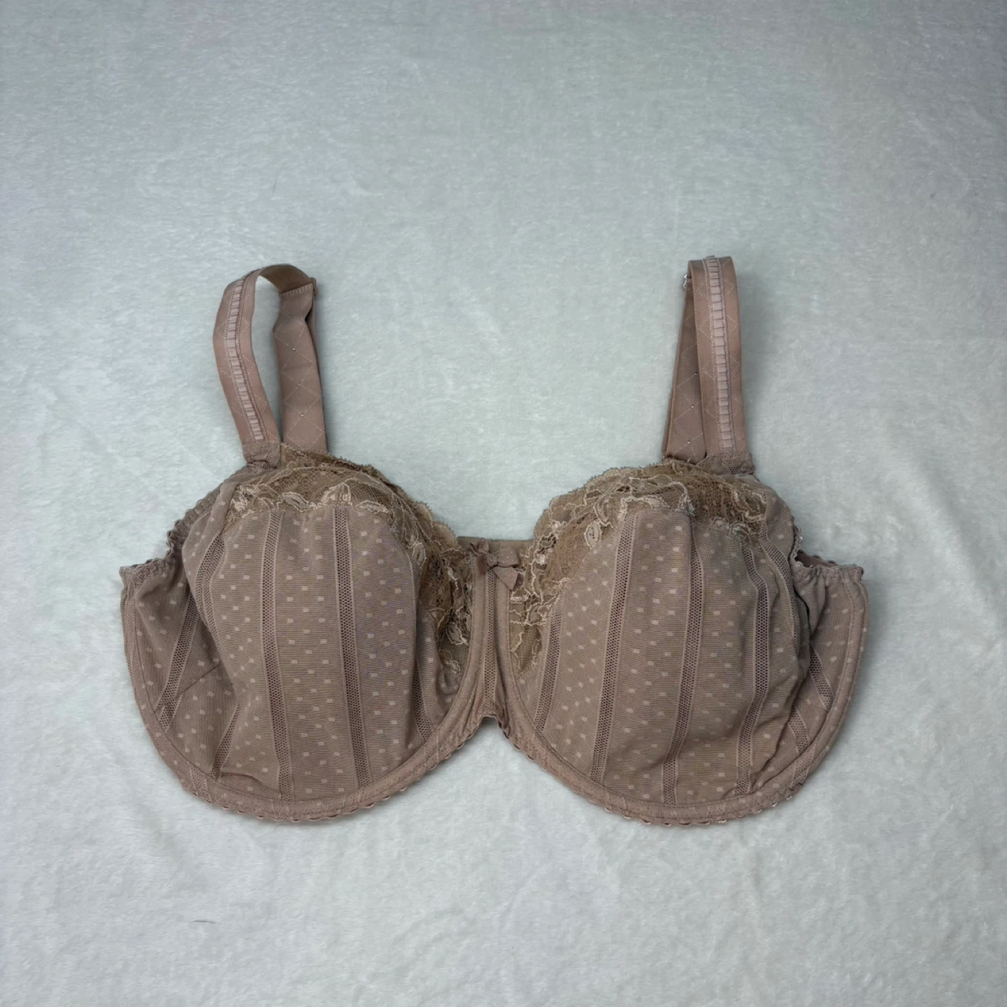 Prima Donna Full Cup Bra Lace Underwire Nude Tan US 42K UK 42H - photo 2