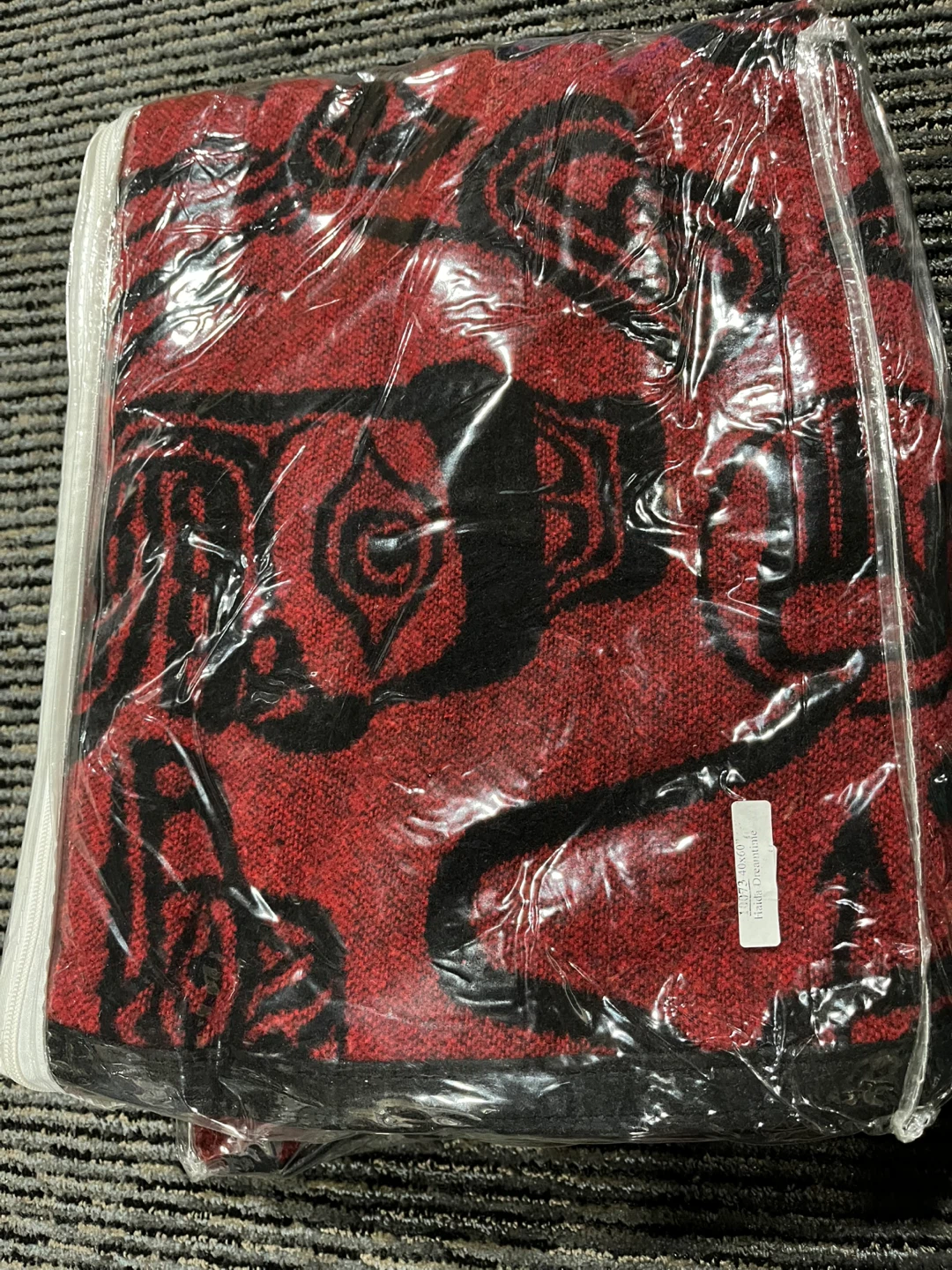 Red and Black Throw Blanket