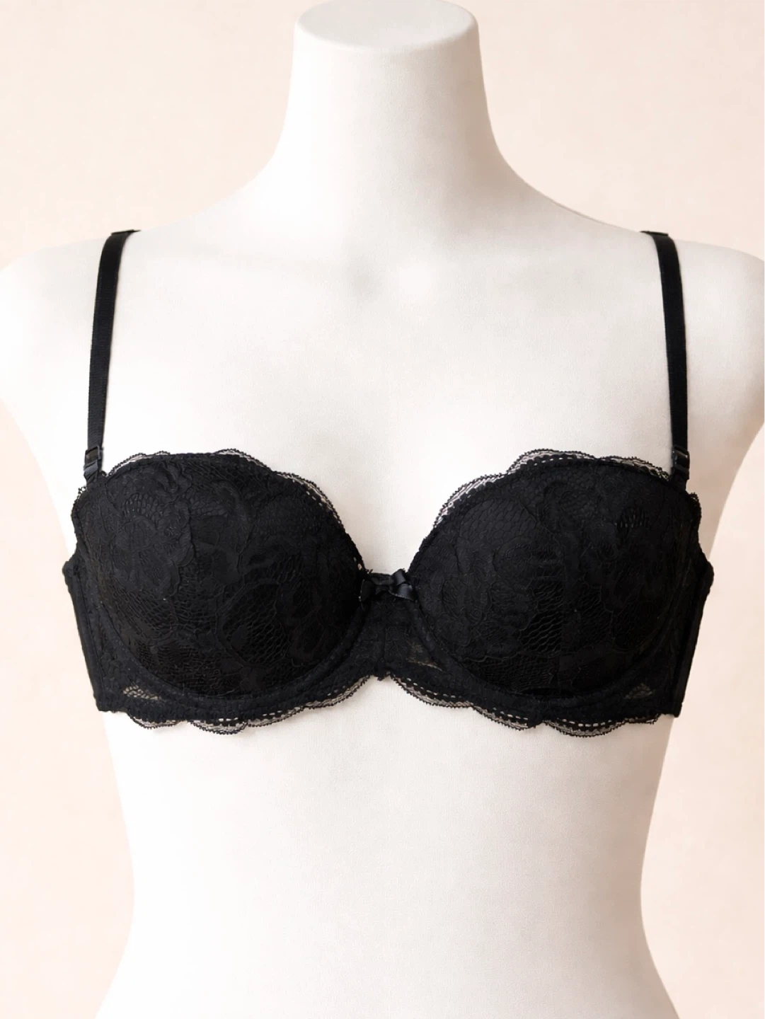 Rose Vine 36B Lace Convertible Strapless Bra Underwire Padded