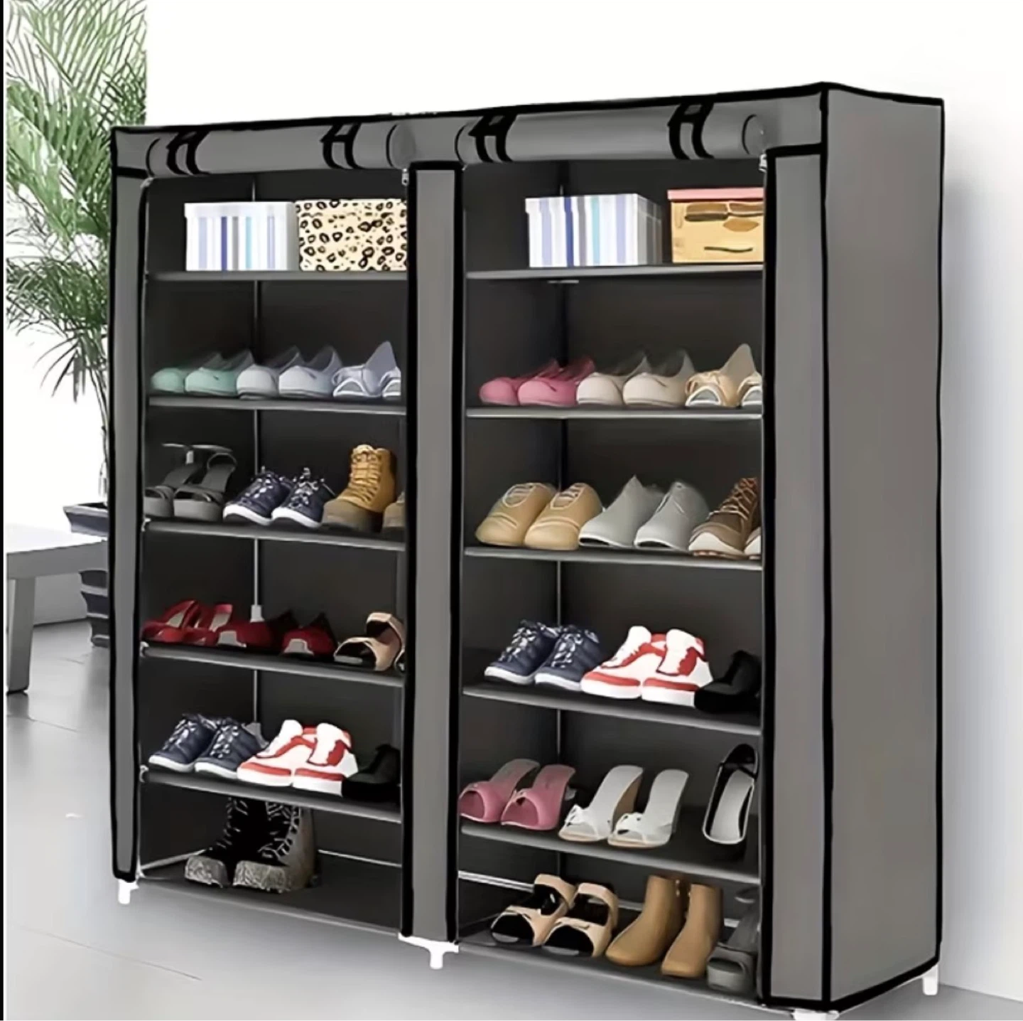 Double row 6 layers shoe rack (BRAND NEW IN BOX) - photo 5