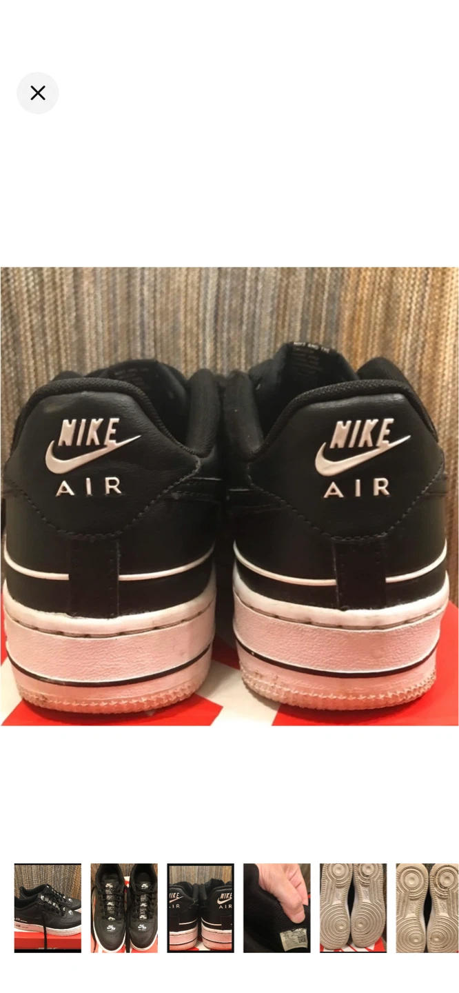 Nike Air Force 1 Low Black White womens/youth Shoes - photo 3
