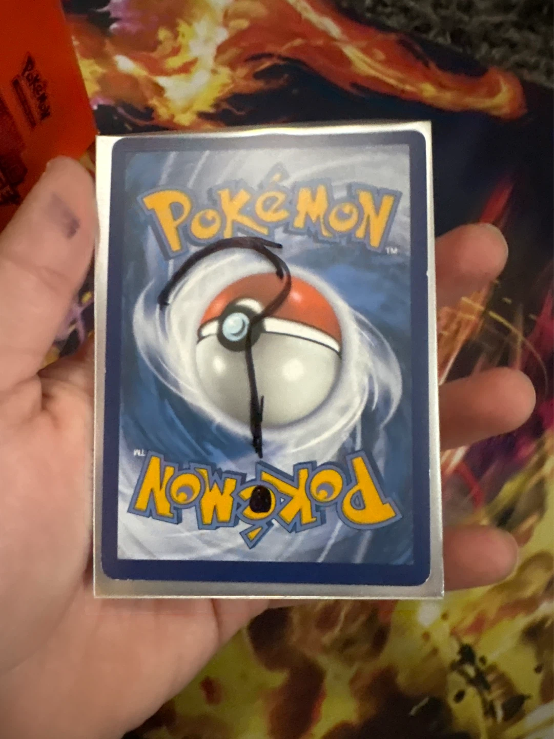 Pokémon storage box with cards in it and mystery card? - photo 3