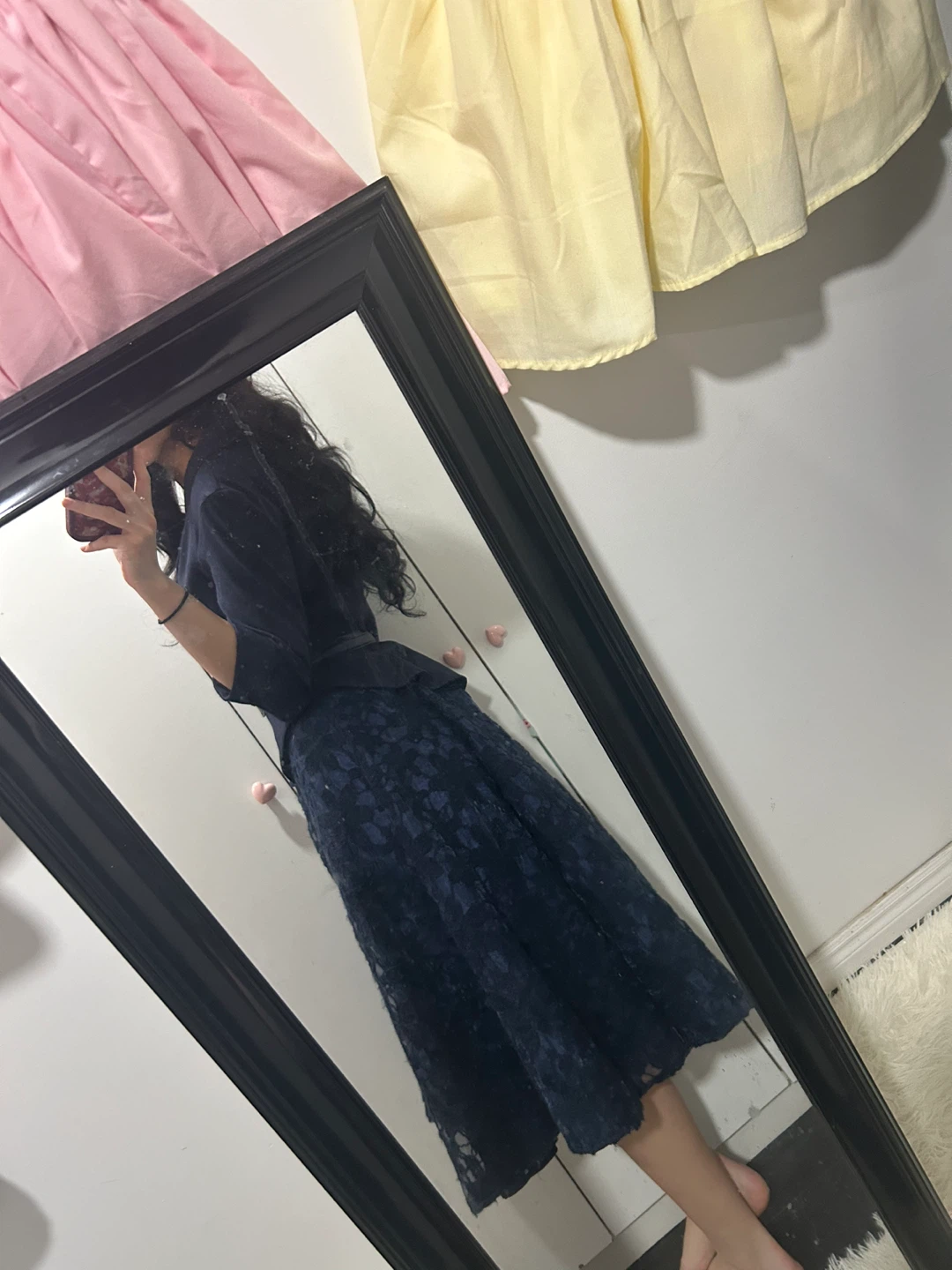 Vintage Navy Blue Dress - photo 2
