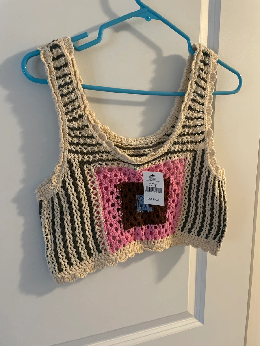 Cotton On Crochet Crop Top XS/PP