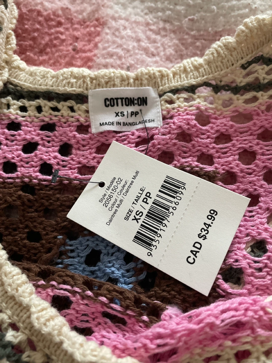 Cotton On Crochet Crop Top XS/PP - photo 3