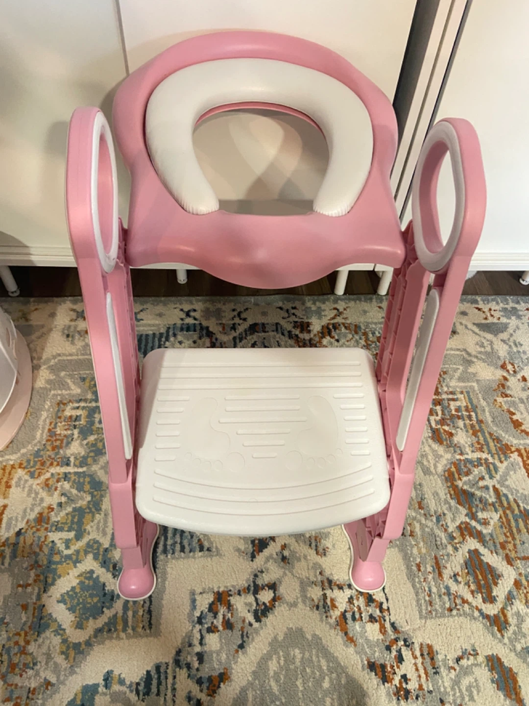 Pink Potty Training Chair with Step Stool - photo 3