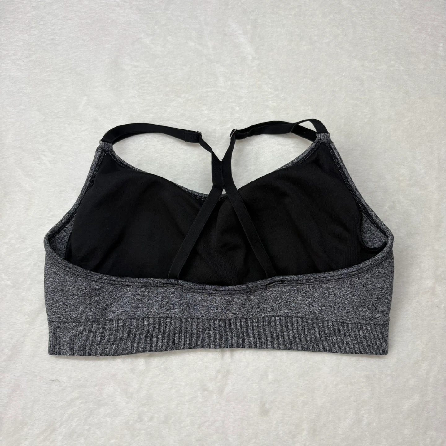 Victorias Secret VSX Gray Seamless Racerback Sports Bra Size M - photo 5