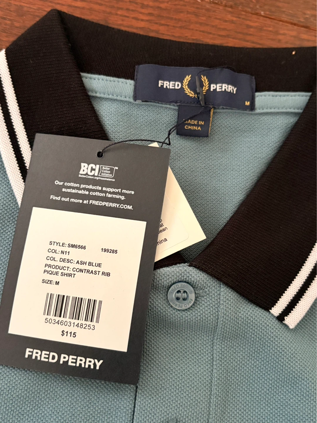 NEW: Fred Perry Twin Tipped Polo Shirt - Medium - photo 4