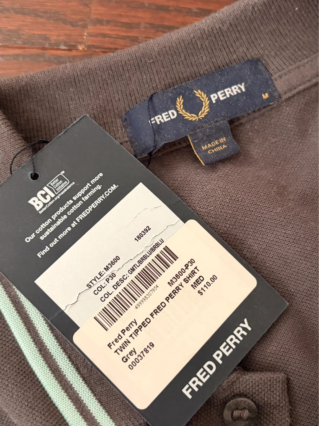 NEW: Fred Perry Twin Tipped Polo Shirt - Medium - photo 2