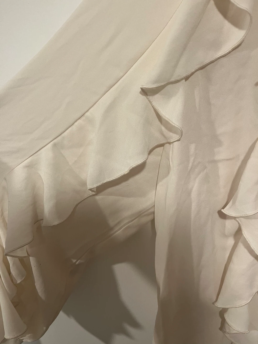 Women's Ruffled Blouse - Cream - XL - photo 3