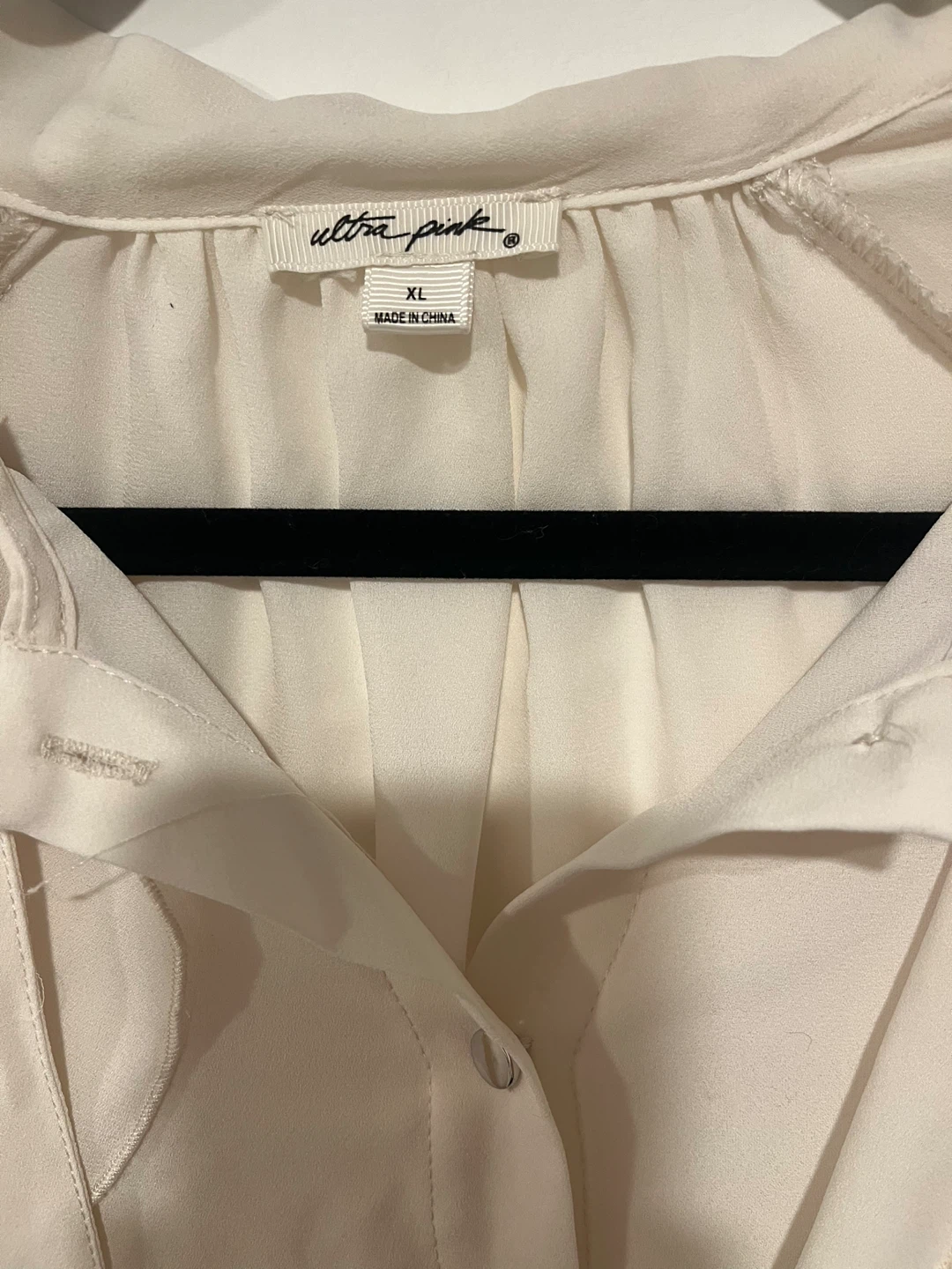 Women's Ruffled Blouse - Cream - XL - photo 2