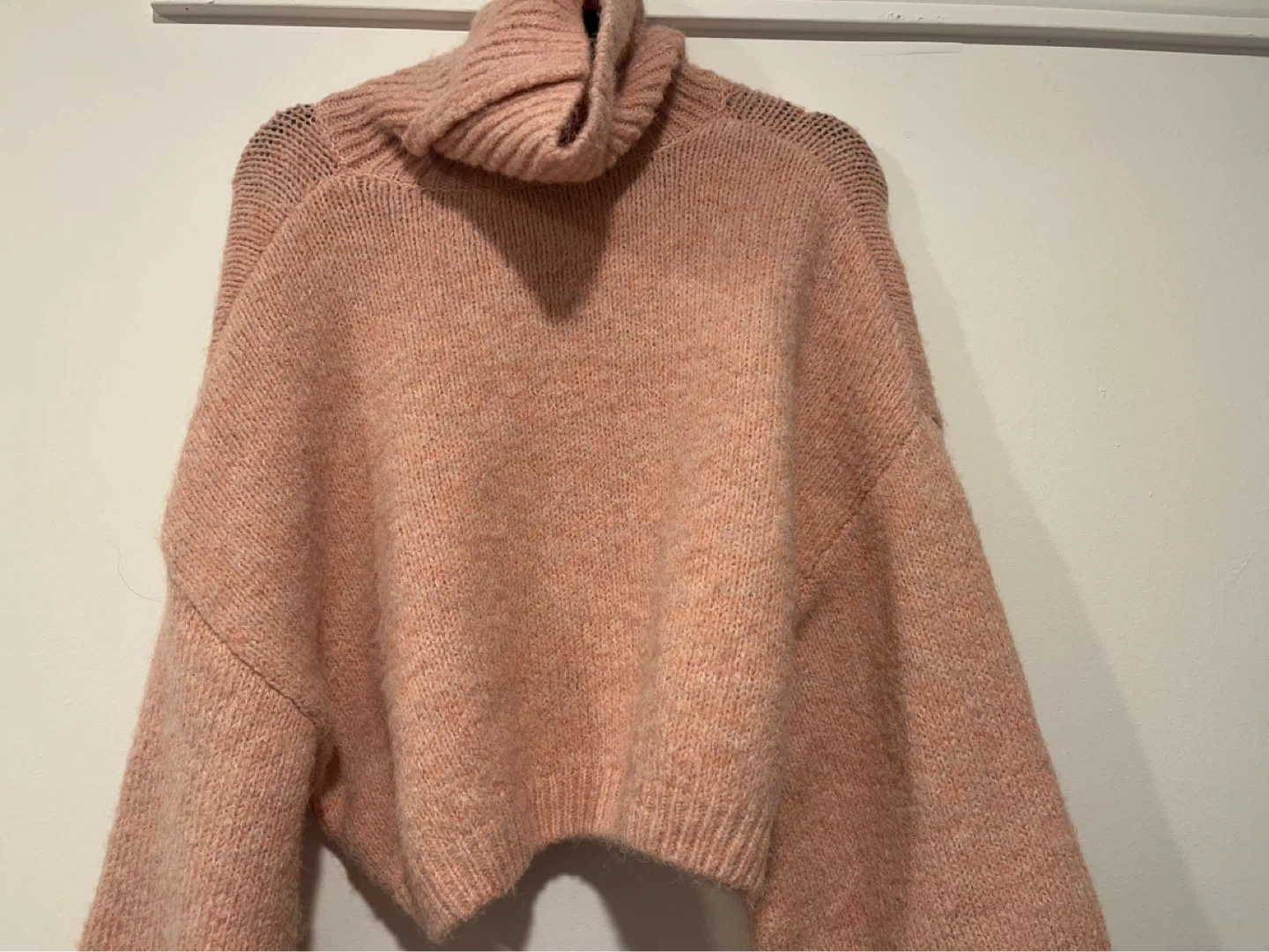 Dazy Pink Turtleneck Sweater