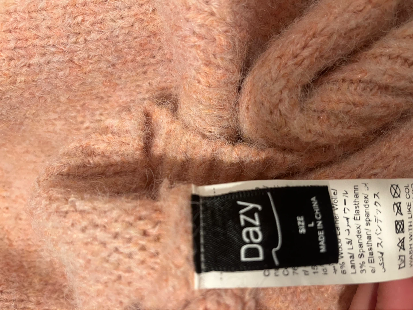 Dazy Pink Turtleneck Sweater - photo 5