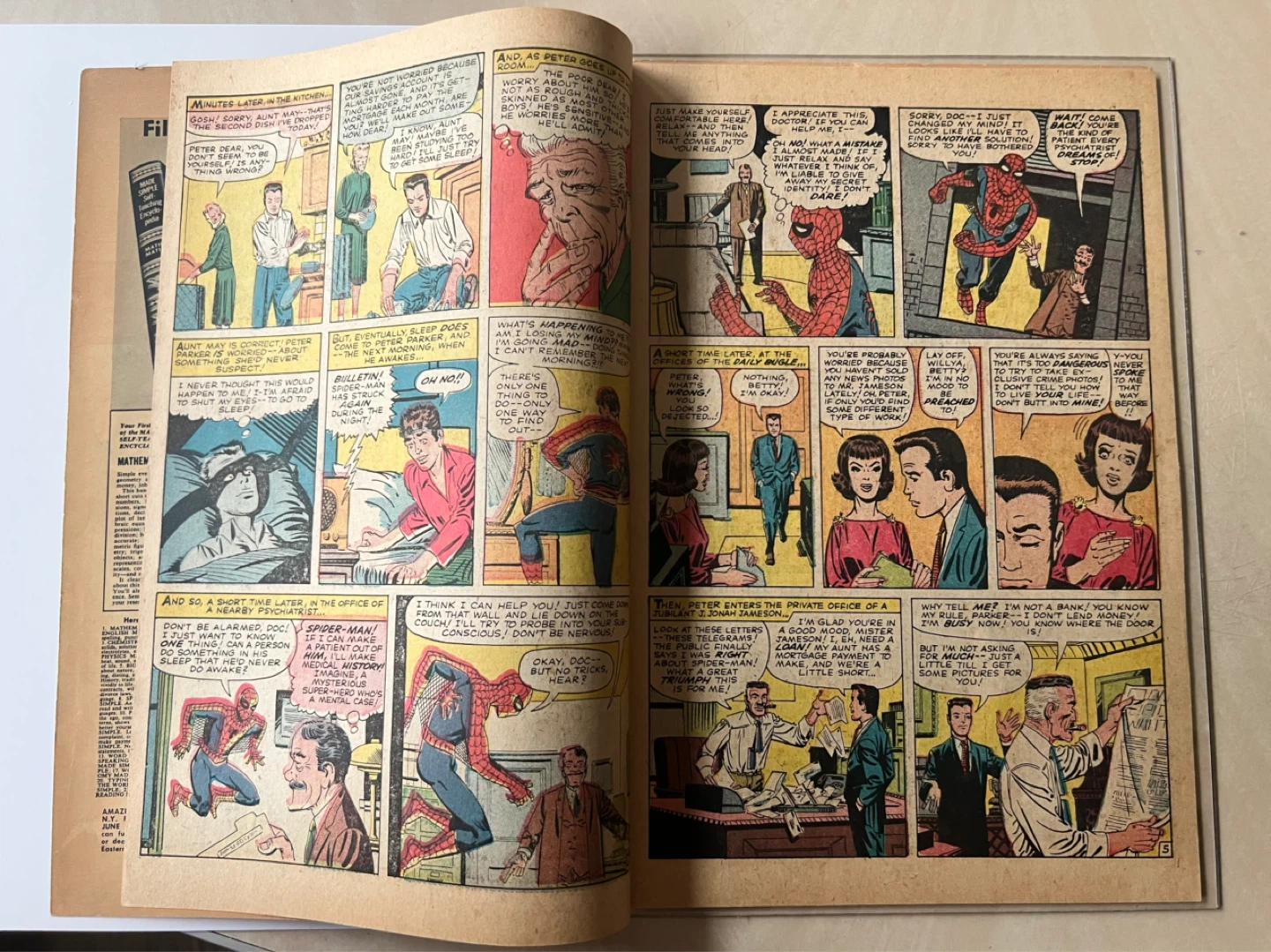 The Amazing Spider-Man #13 "The Menace of Mysterio!" Comic Book - photo 4