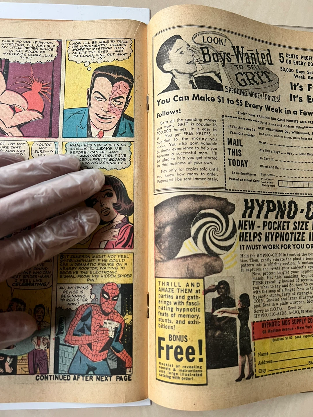 The Amazing Spider-Man #13 "The Menace of Mysterio!" Comic Book - photo 5