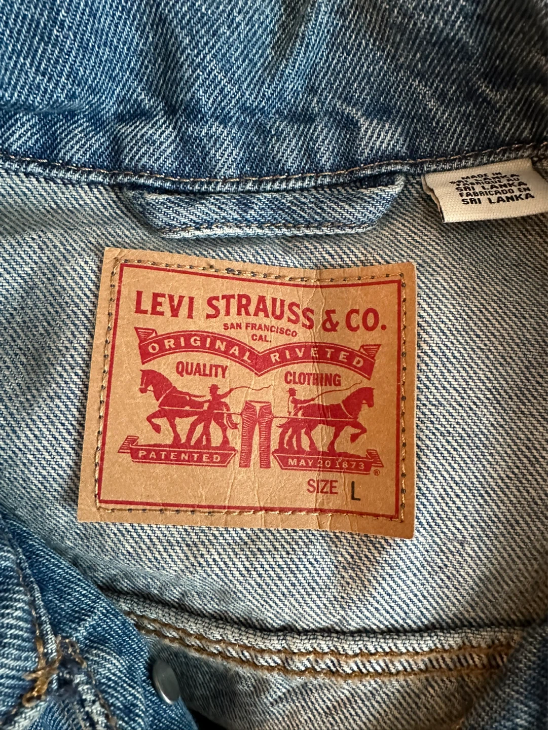 Levi's Denim Jacket - Size L - photo 2