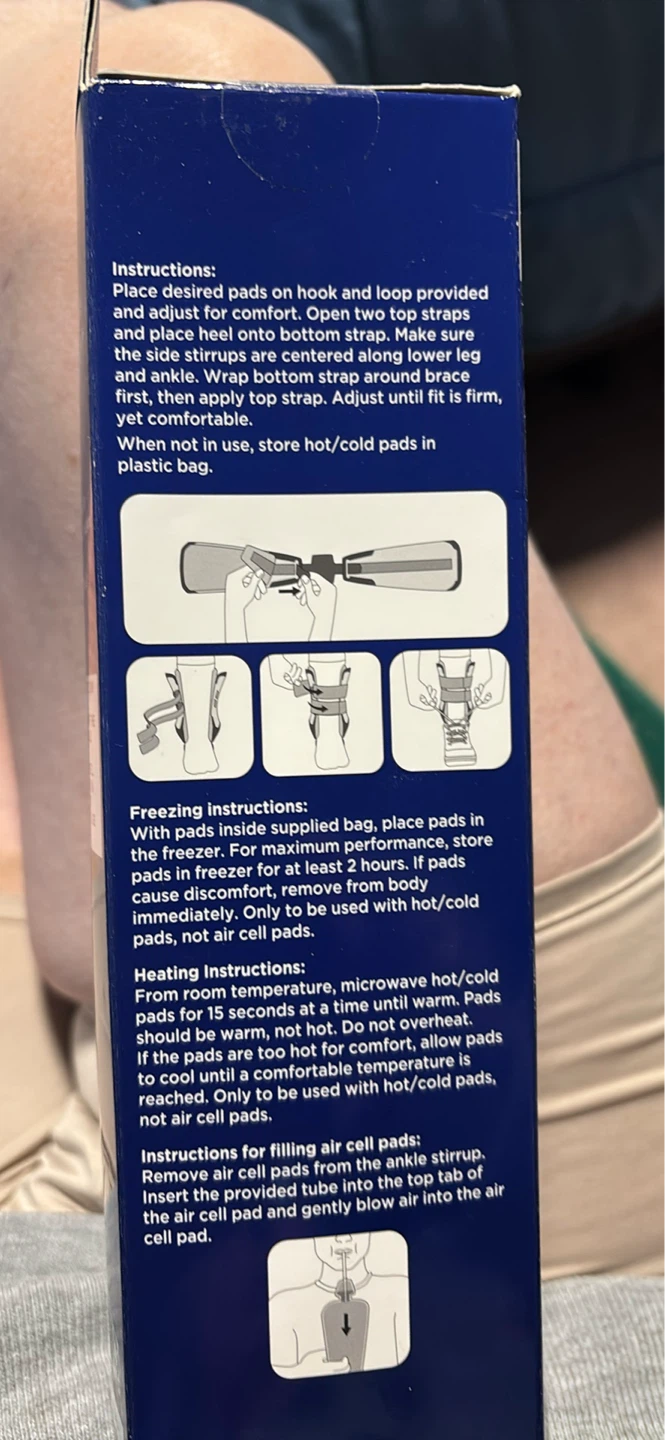 New in box Walgreens Deluxe Stirrup Ankle Brace - photo 2