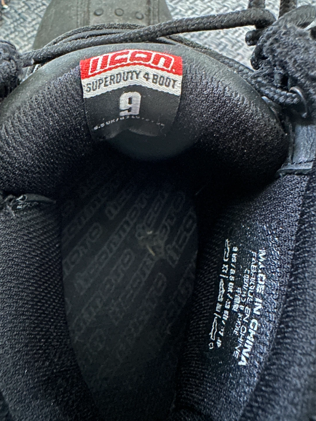 ICON Superduty 4 Motorcycle Boots Size 9 - photo 2