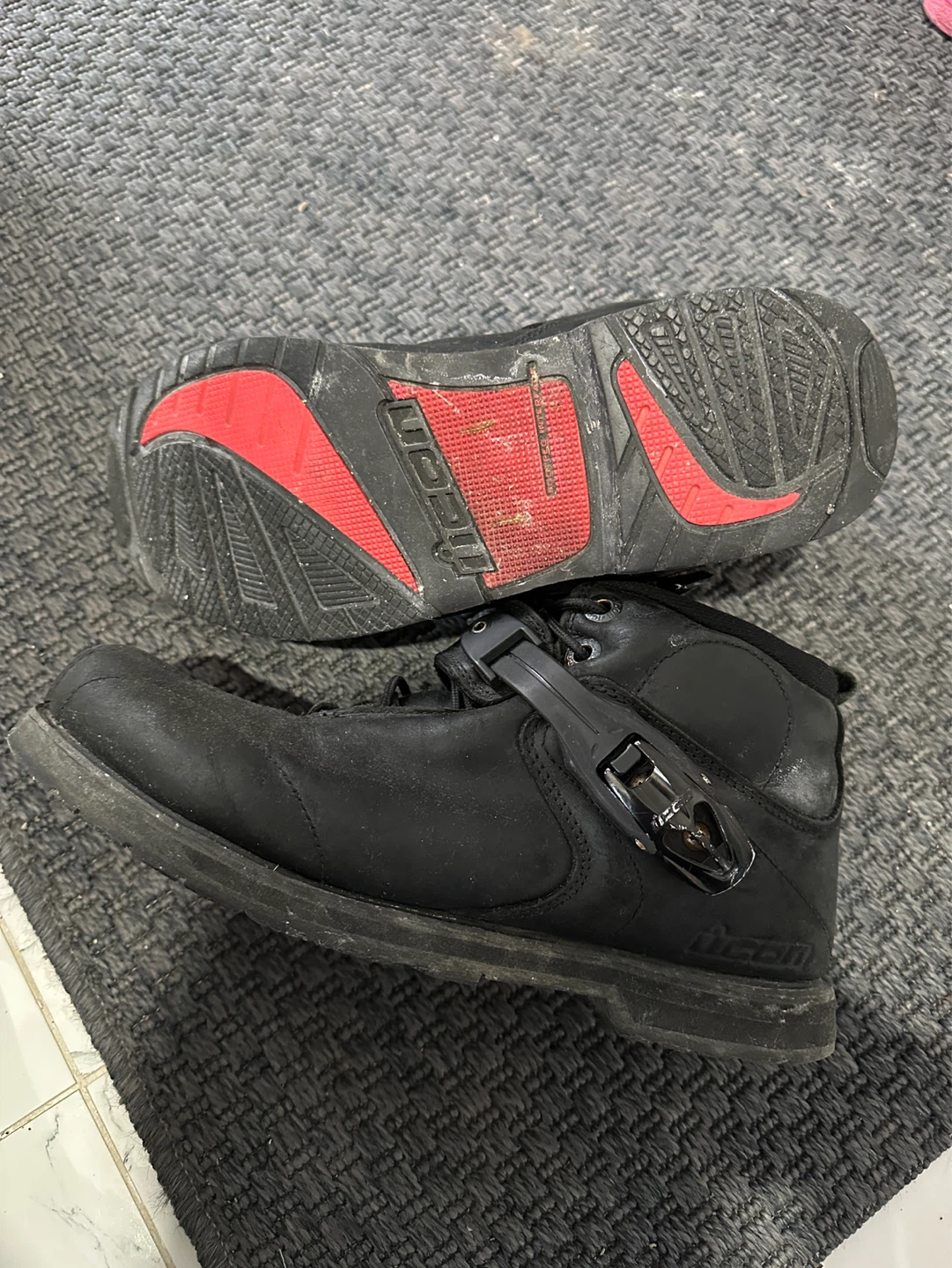 ICON Superduty 4 Motorcycle Boots Size 9 - photo 3