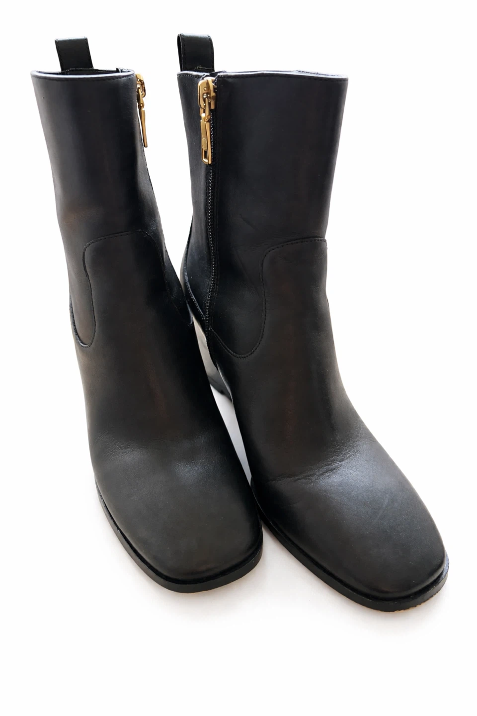 Coach Josephine Leather Wedge Ankle Boots Black - photo 2