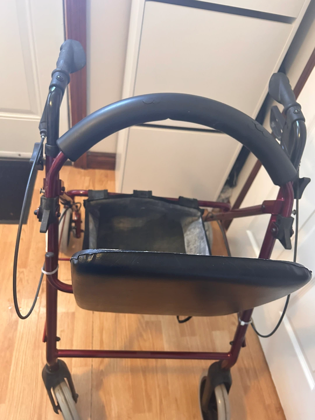 Red Walker with Seat and Bag