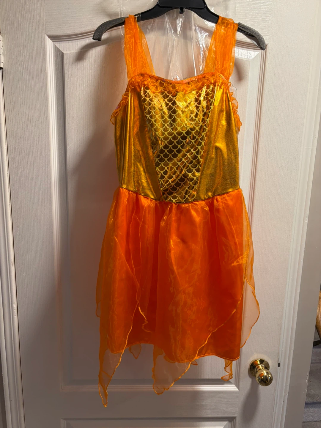 Orange Fish Costume Dress with Accessories