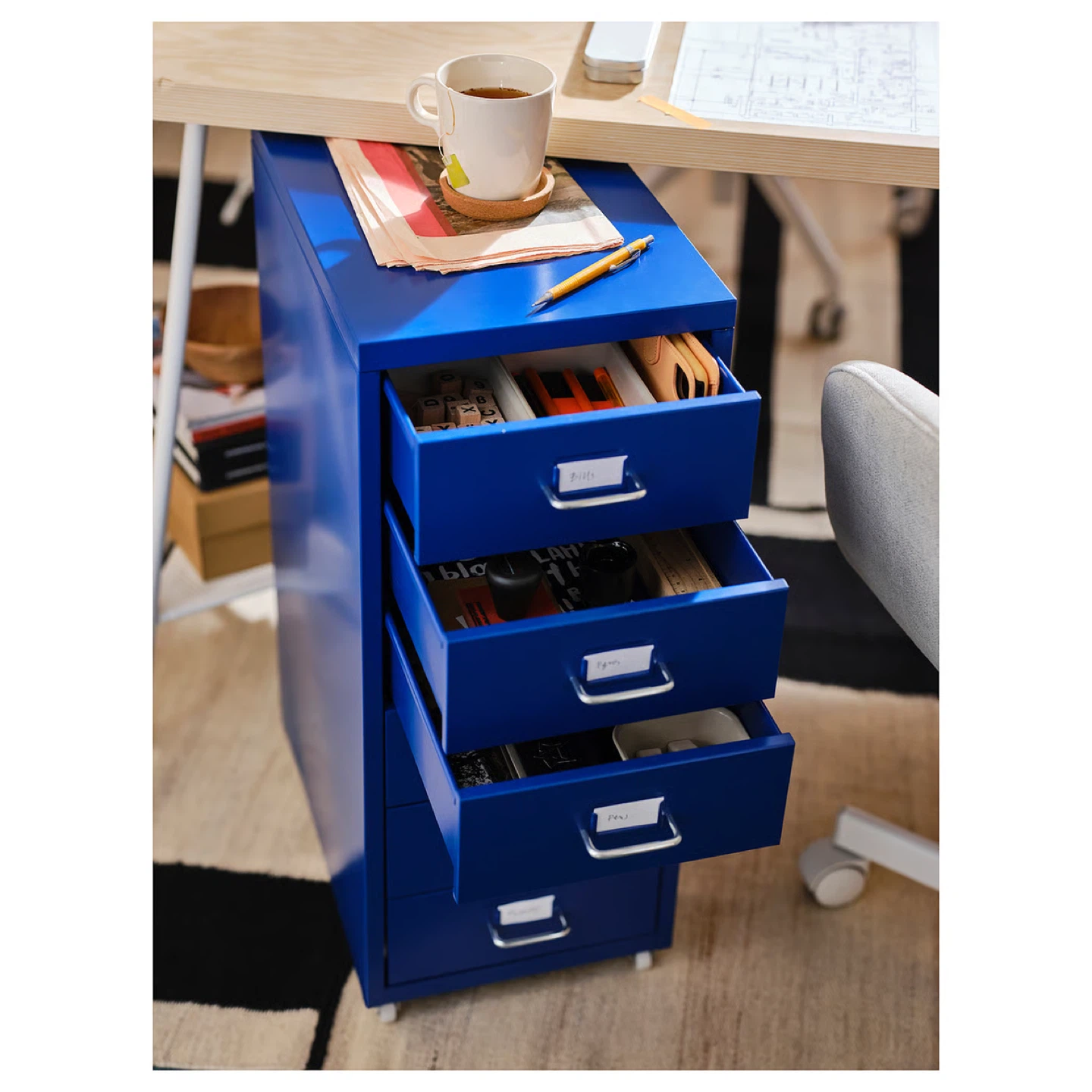 Ikea Helmer Metal Filing Cabinet - photo 2