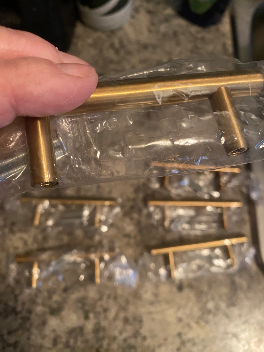 Brass Cabinet Drawer Pulls - Set of 6 - photo 2