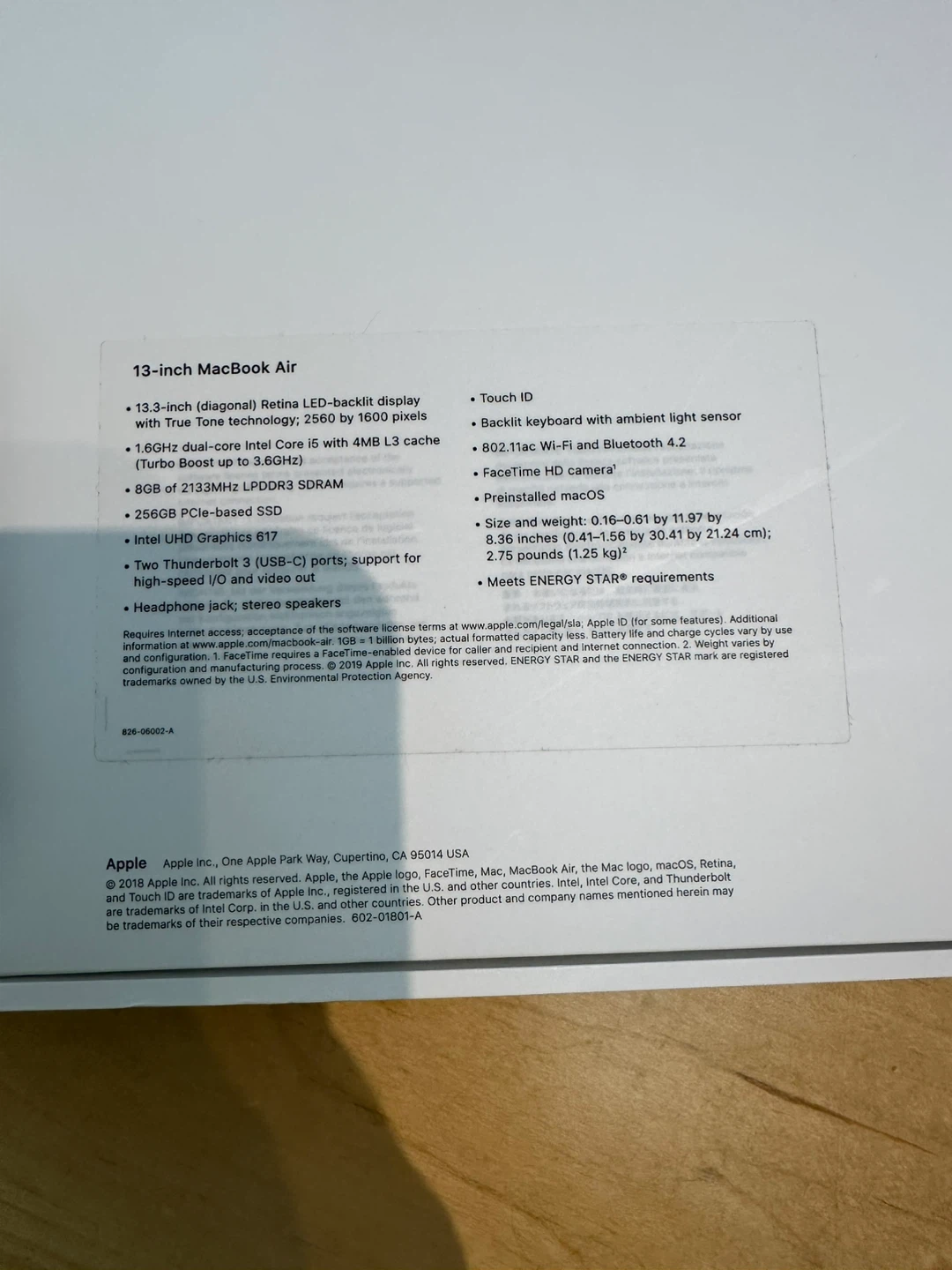 Apple MacBook Air 13-inch 256GB - photo 3